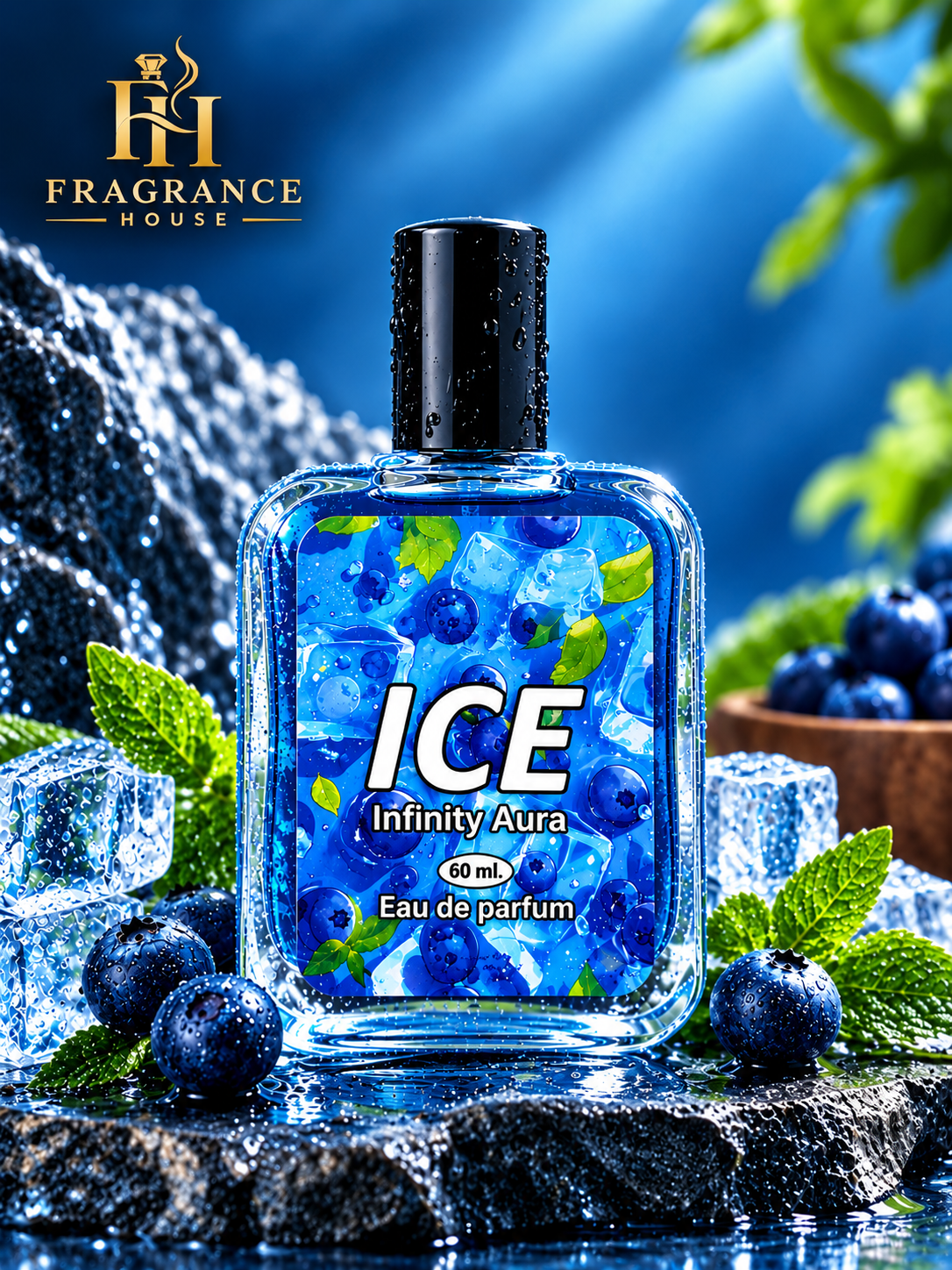 Buy ICE Infinity Aura Eau de Perfume Original Cologne for Men with Unique Scent Formula 50ml Perfume, Long Lasting